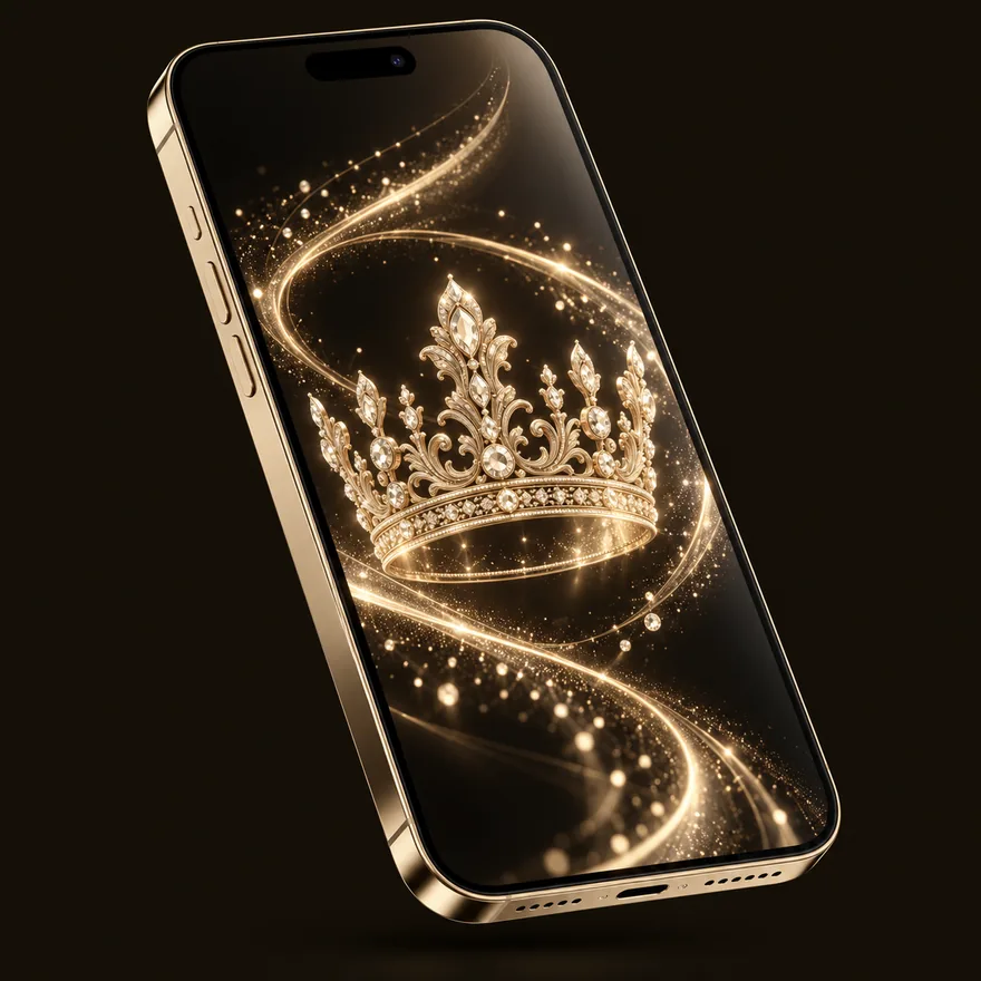 Smartphone with crown — Mafia 77777