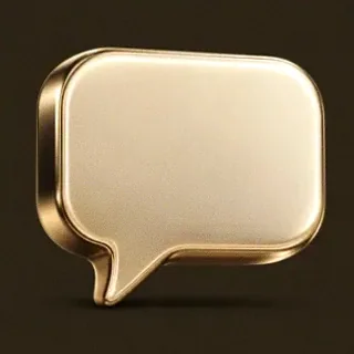Gold speech bubble — Mafia 77777