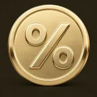 Gold percent coin — Mafia 77777
