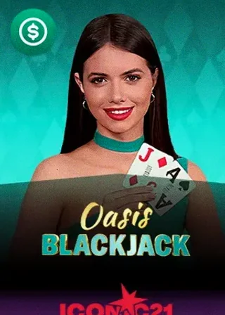 Oasis Blackjack live game cover