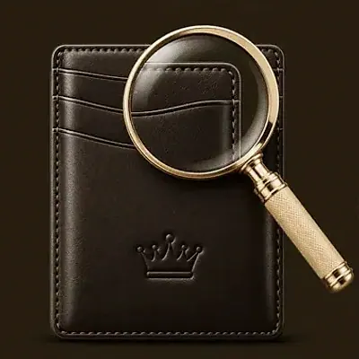 Wallet and magnifier — Mafia 77777
