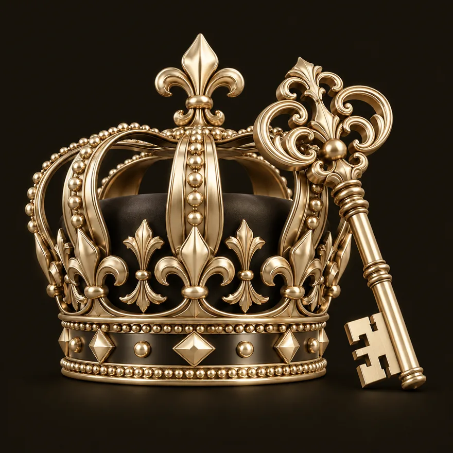 Royal crown and key — Mafia 77777