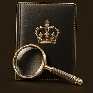 Passport magnifying glass — Mafia 77777