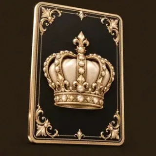 Royal crown card — Mafia 77777