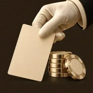 Hand dealing card — Mafia 77777