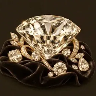 Faceted diamond gemstone — Mafia 77777