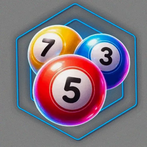 Numbered bingo balls