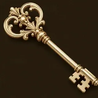 Ornate antique key — Mafia 77777